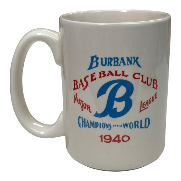 Rare Burbank Baseball Club Mug Bugs Bunny Warner Bros Champions Vintage 1993 - Picture 2 of 5